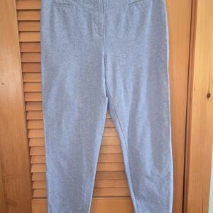 Talbots Blue Cropped Ankle Jumpsuit Relaxed Fit